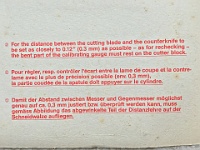 Mantis Chipmate 38  Instructions from the back side of the package.